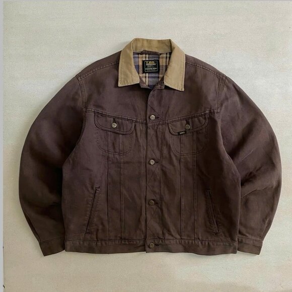 Brown Workwear Jacket – Vintage Rugged Style - Picture 3 of 3